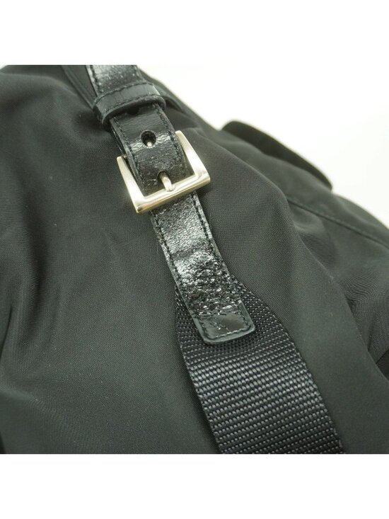 Prada Backpack Nylon Black Silver main image 6